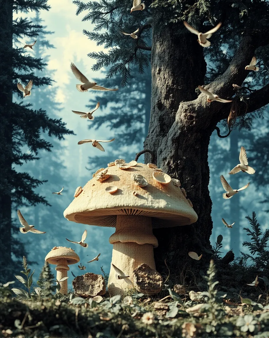 Mushroom Queendom - Free AI Photo Generator - starryai