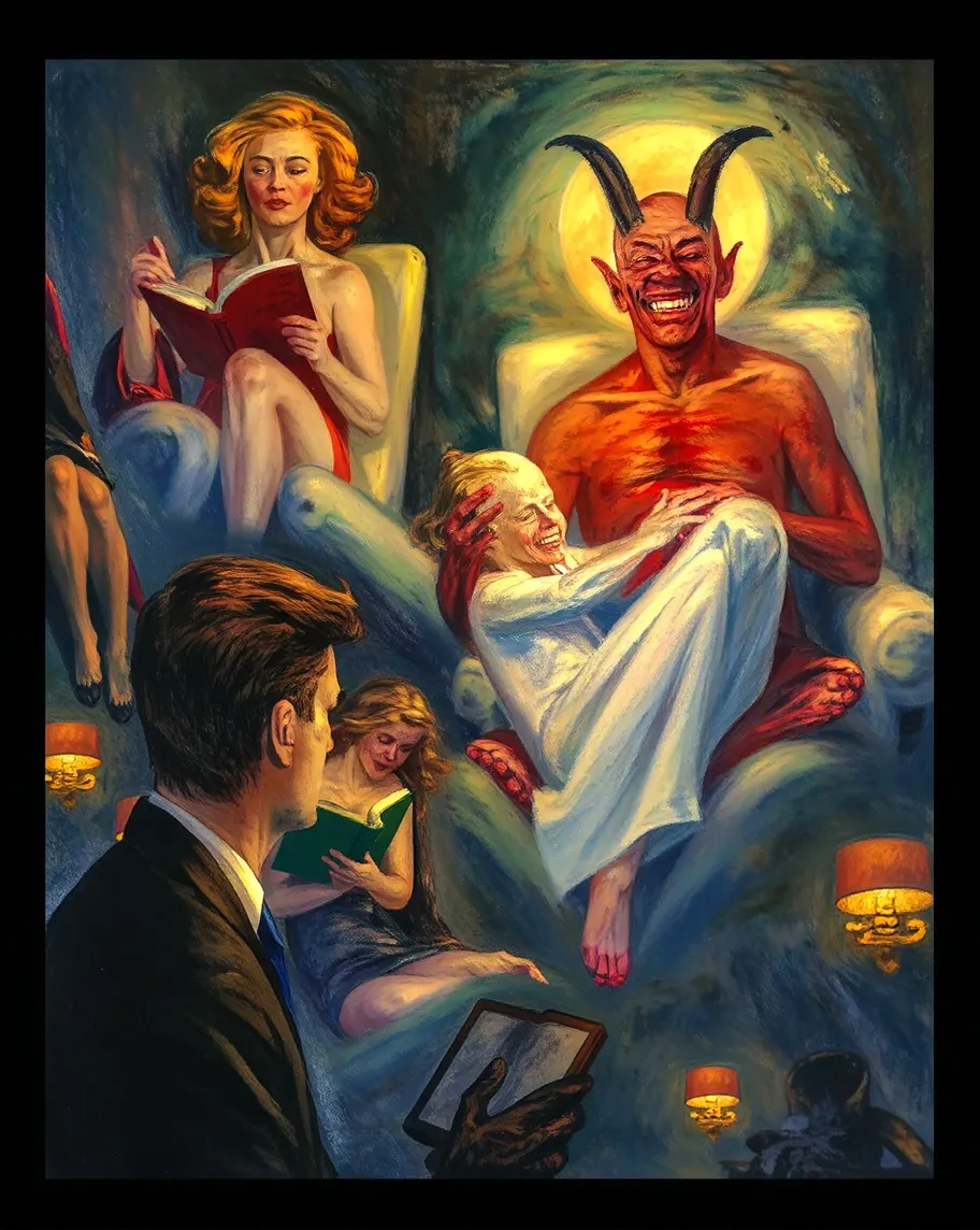 A Pixar movie demons devils Jesus - Free AI Photo Generator - starryai