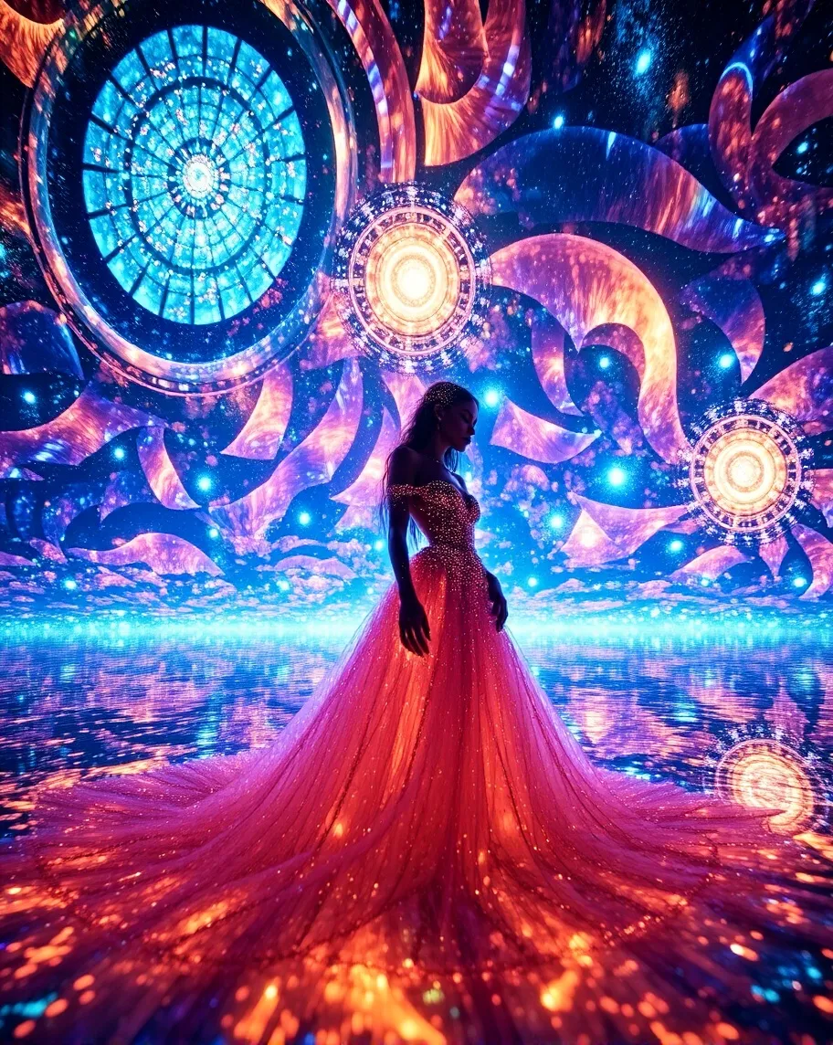 A vast celestial cathedral dome - Free AI Photo Generator - starryai