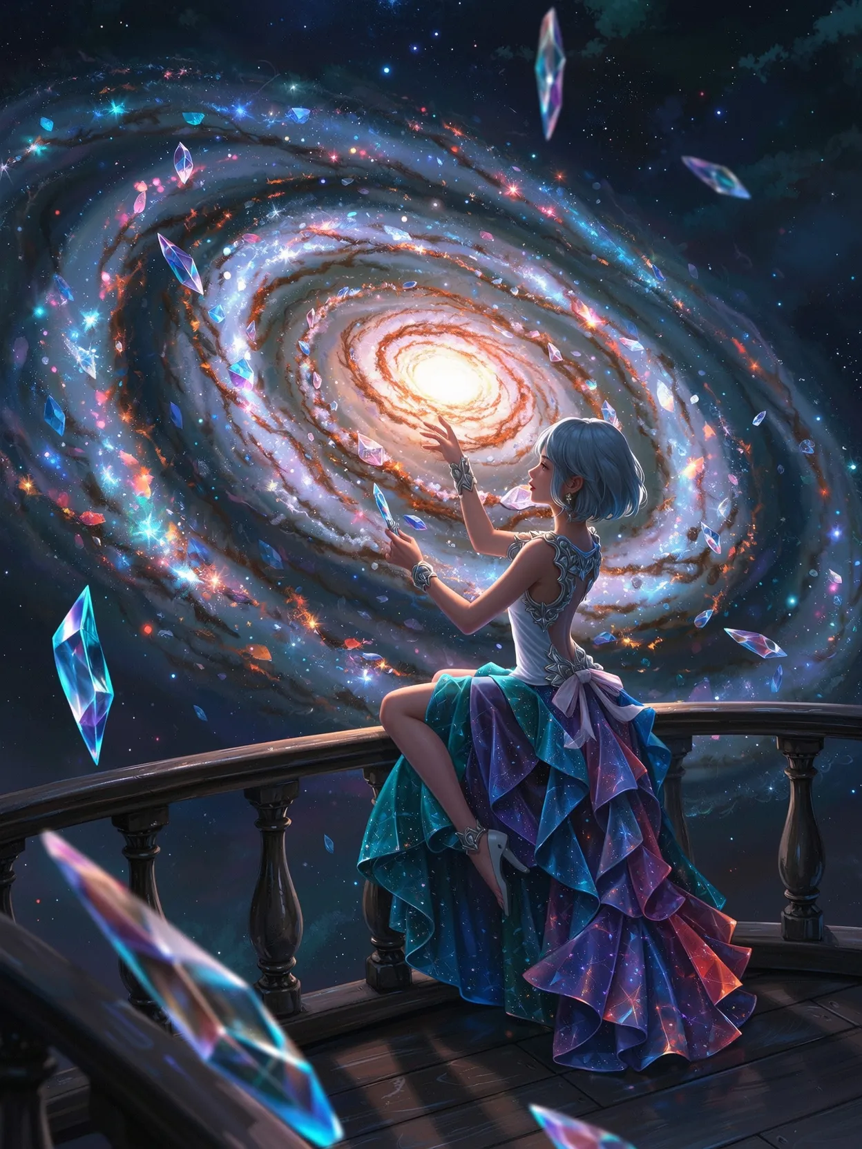 A masterpiece fantasy painting - Free AI Photo Generator - starryai