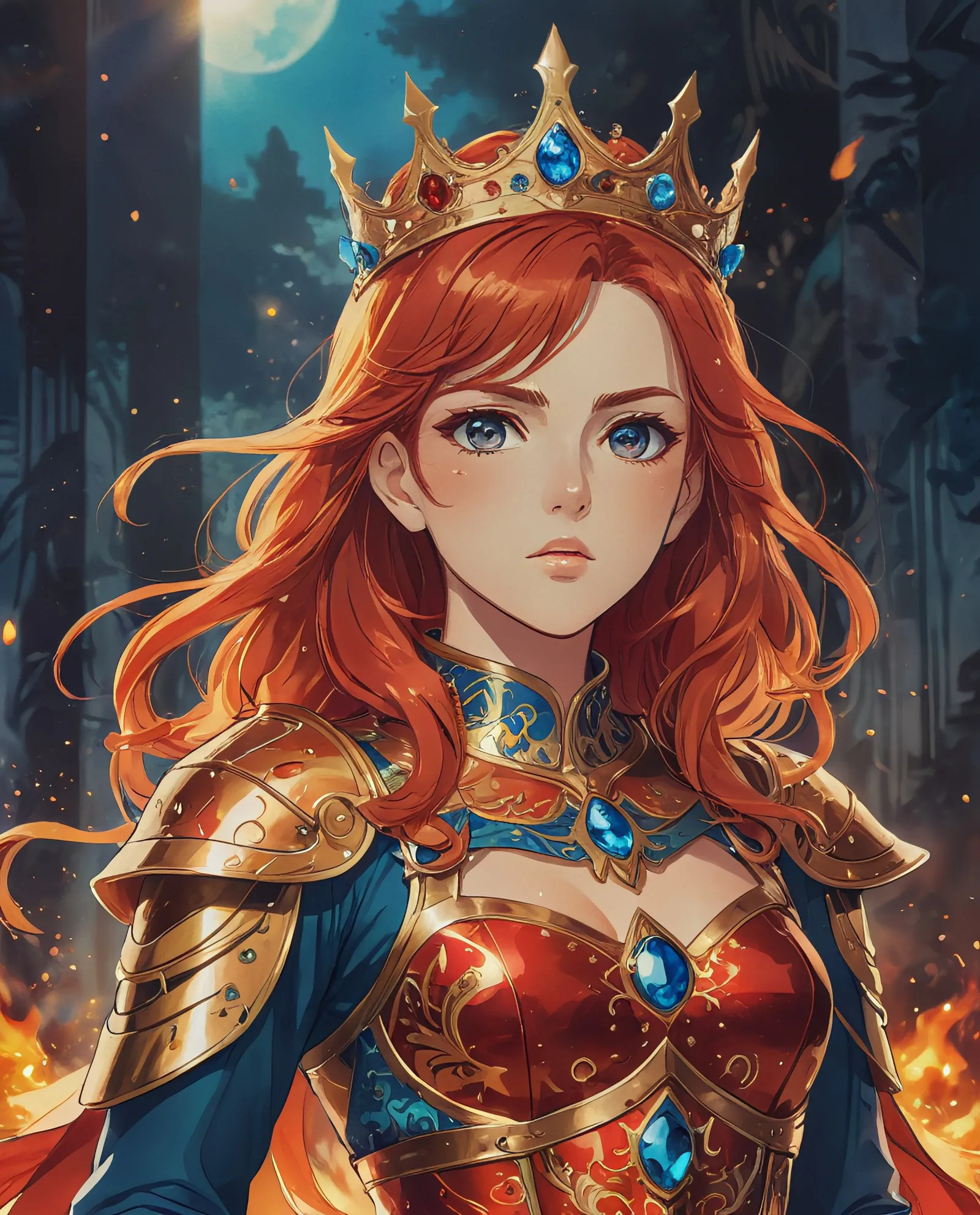 Digital illustration a woman long - Free AI Photo Generator - starryai