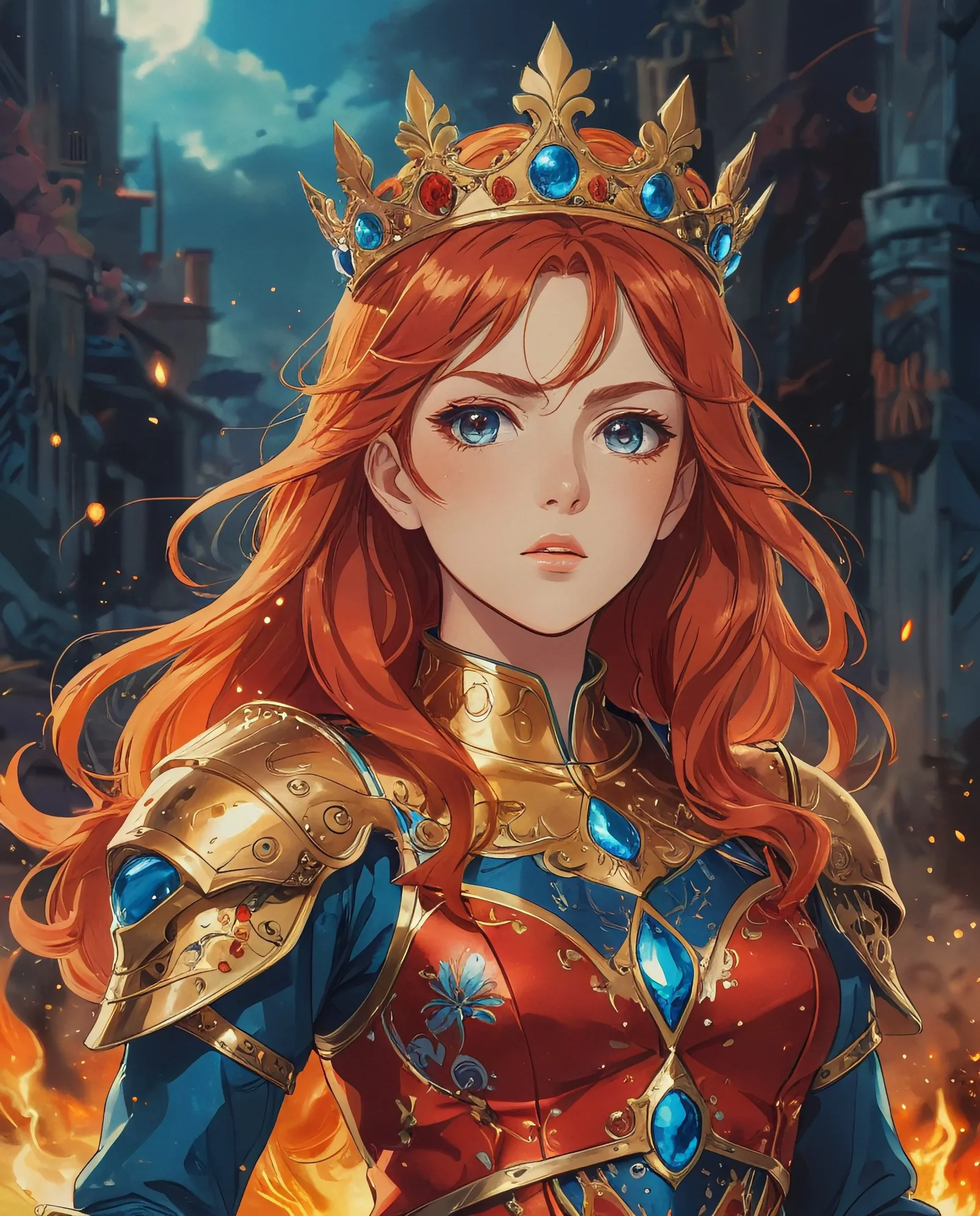 Digital illustration a woman long - Free AI Photo Generator - starryai