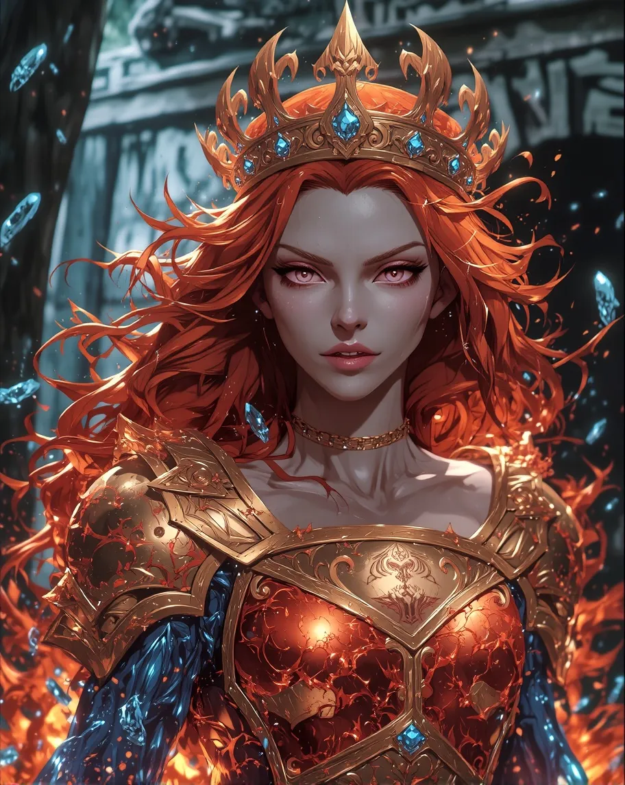 Digital illustration a woman long - Free AI Photo Generator - starryai