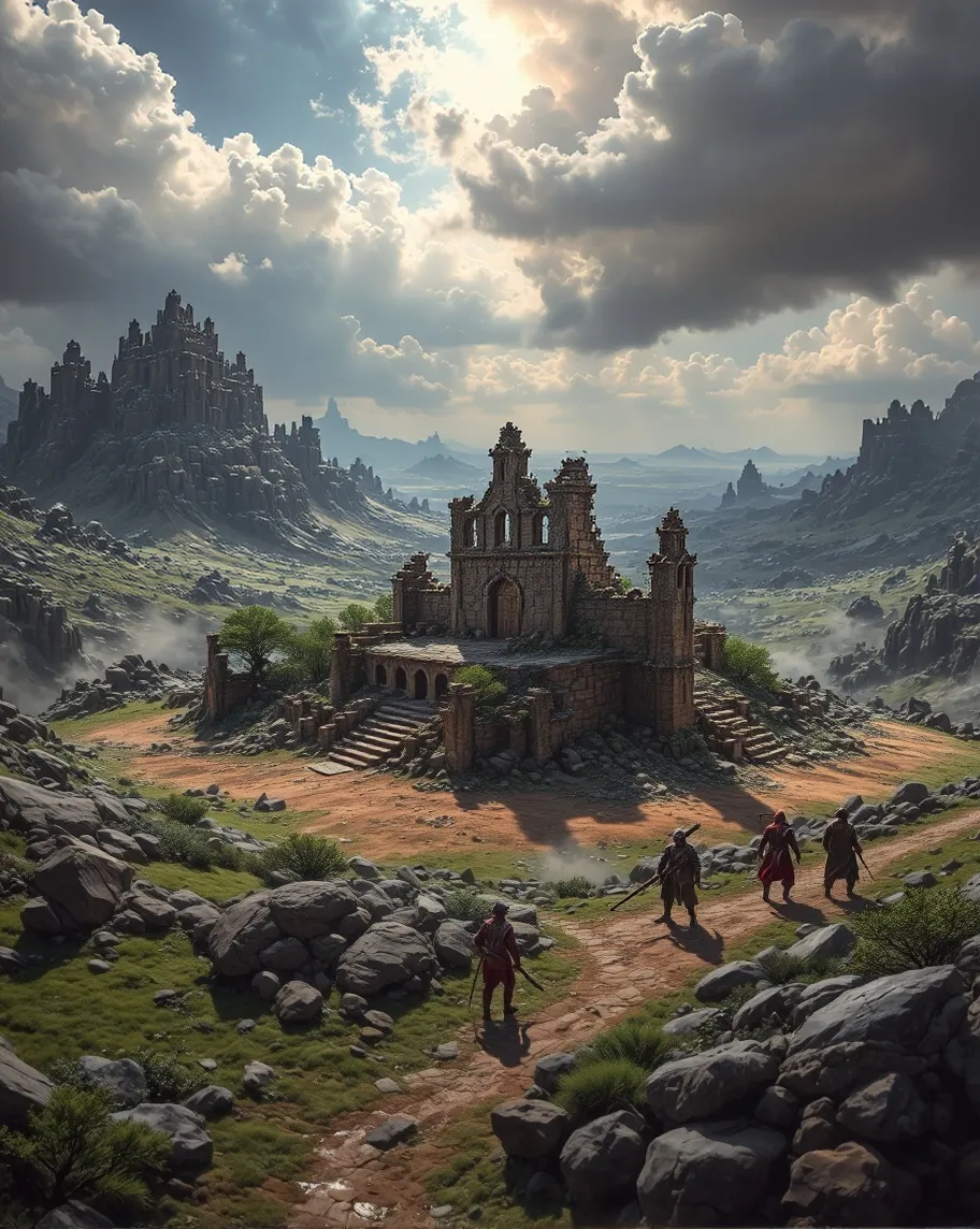 Create a landscape a fantasy land - Free AI Photo Generator - starryai