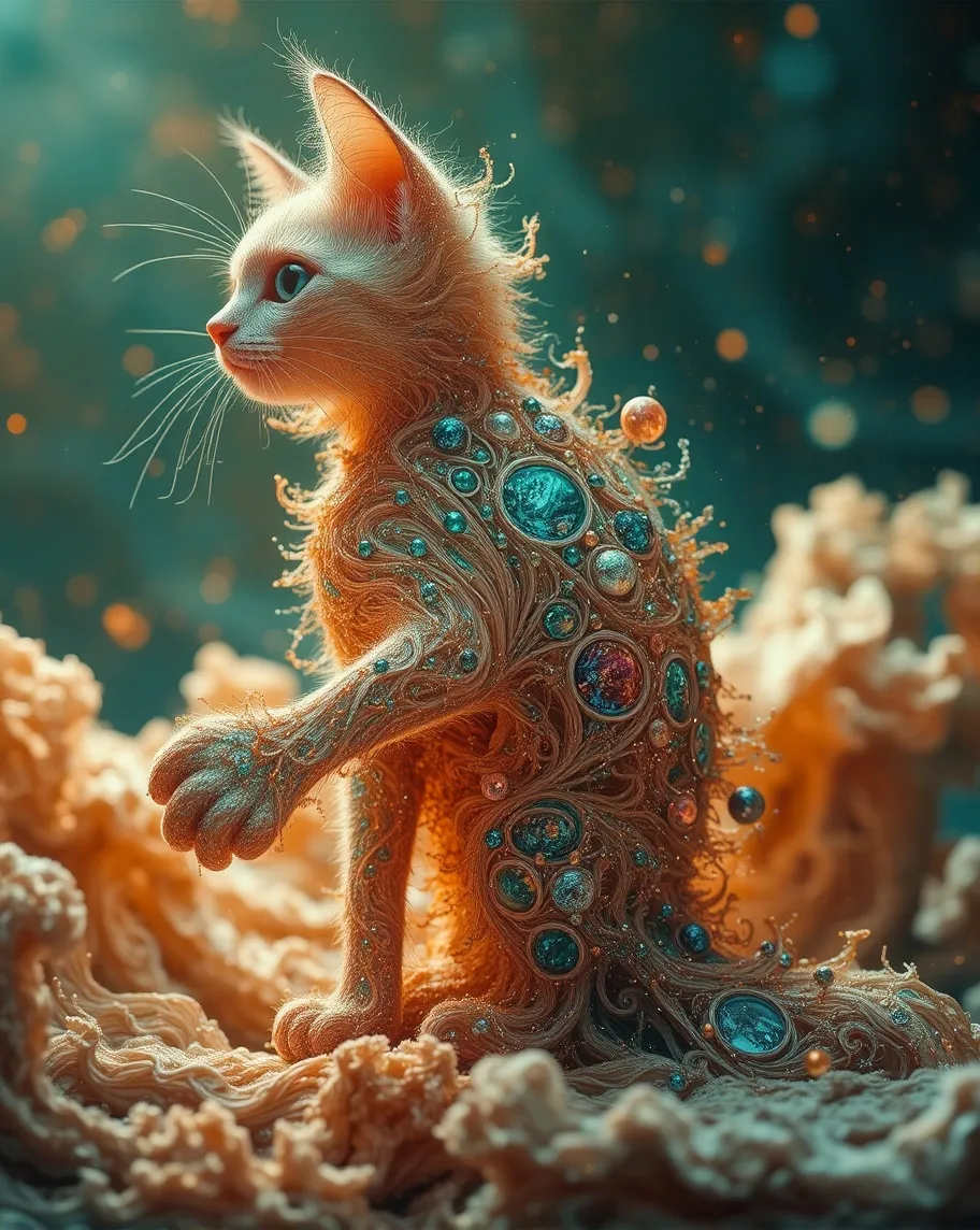A surreal fantasy subatomic from - Free AI Photo Generator - starryai