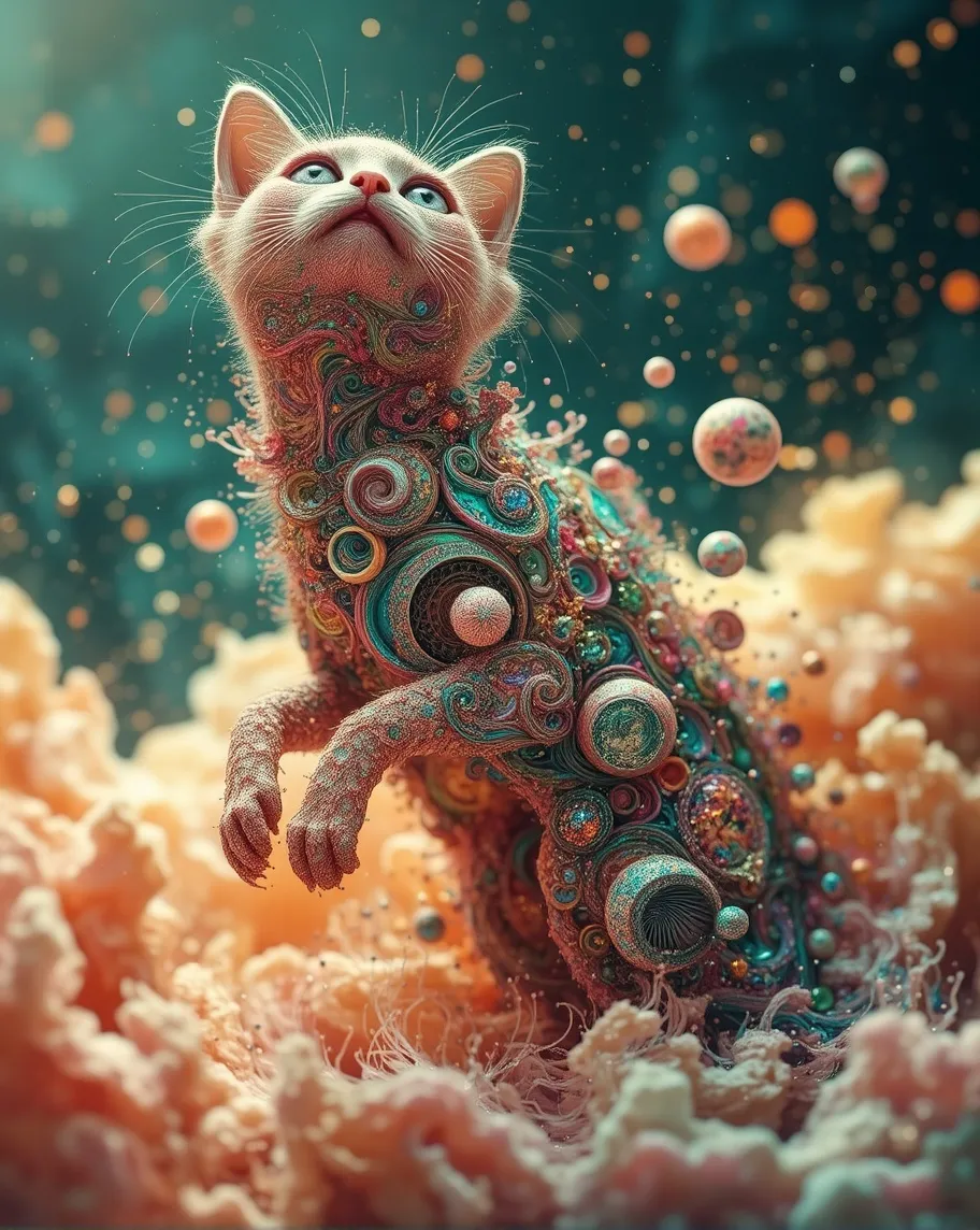 A surreal fantasy subatomic from - Free AI Photo Generator - starryai