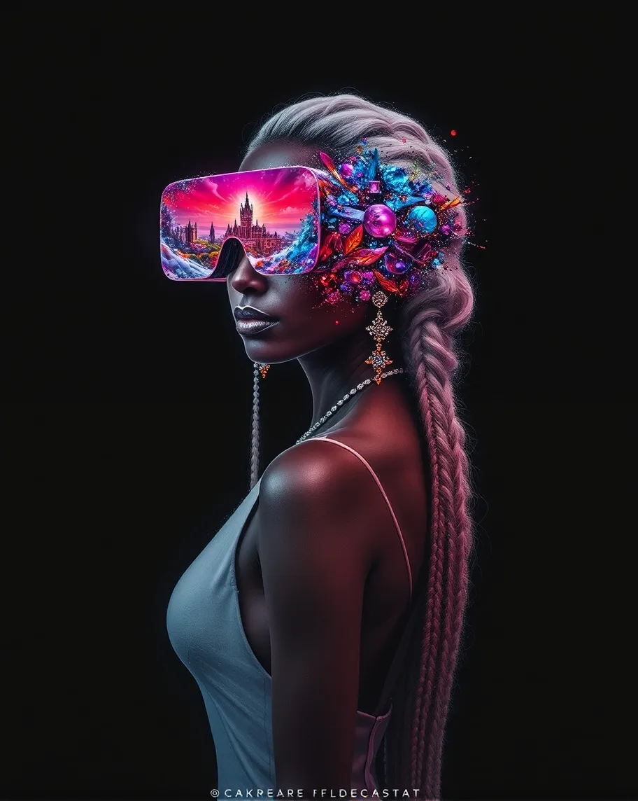 A striking conceptual featuring - Free AI Photo Generator - starryai