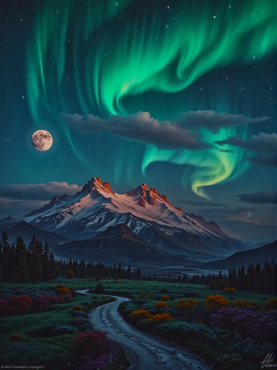 A masterpiece showcasing Alpine - Free AI Photo Generator - starryai