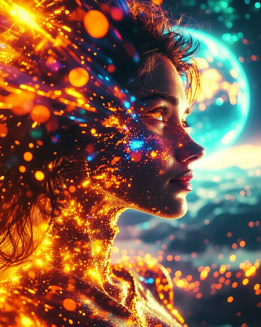 A photorealistic digital portrait - Free AI Photo Generator - starryai