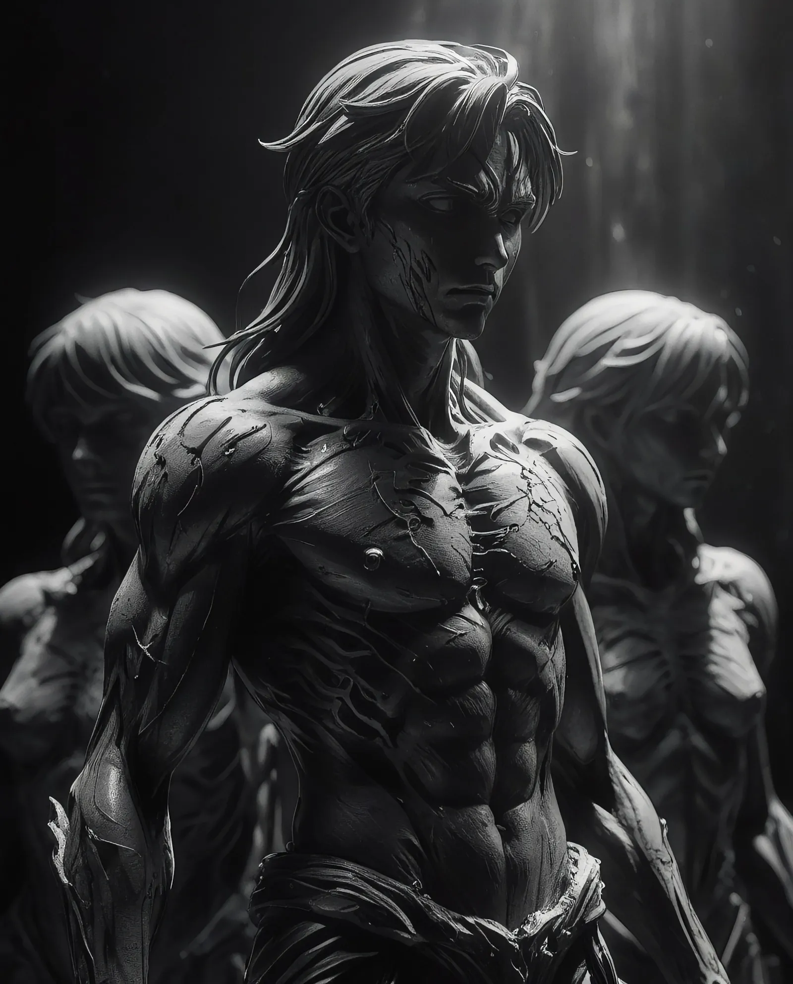 A being made living darkness from - Free AI Photo Generator - starryai