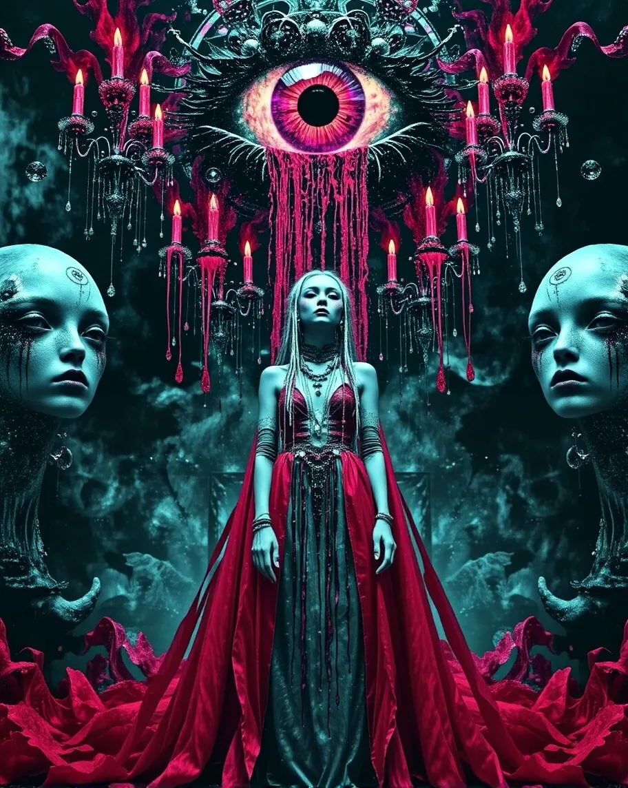 Surreal Ritual Dark surreal fantasy portrait, - Free AI Photo Generator - starryai