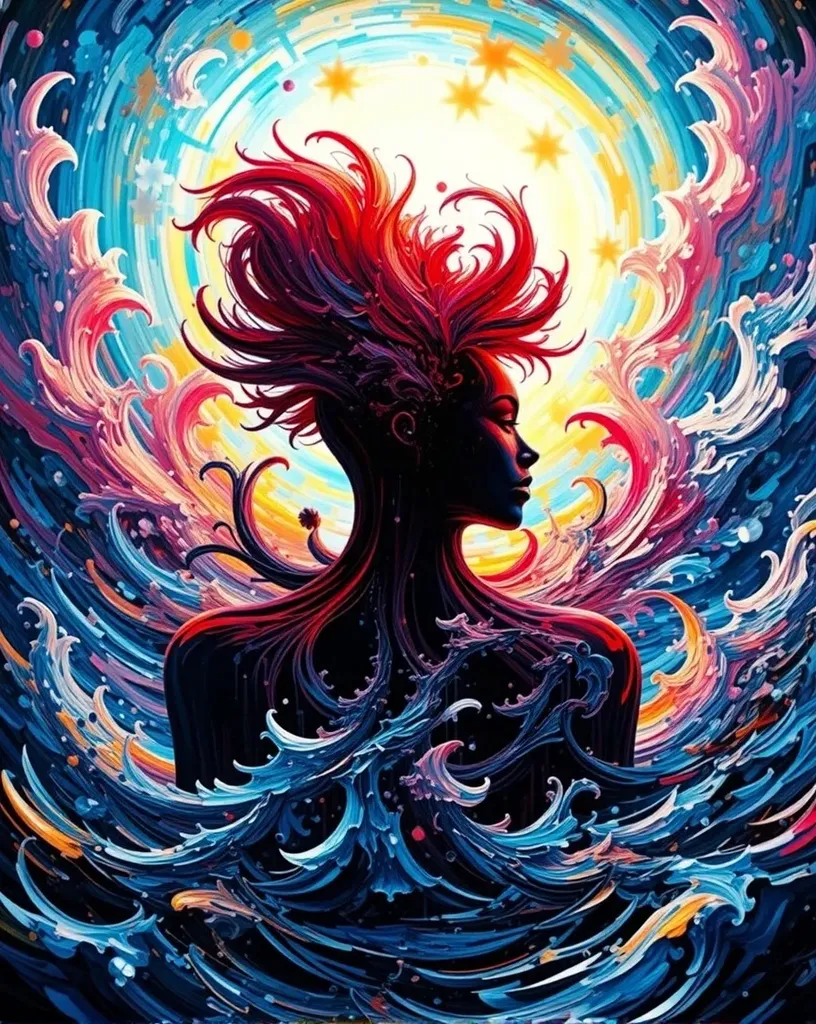 Unleash vibrant brushstrokes, - Free AI Photo Generator - starryai