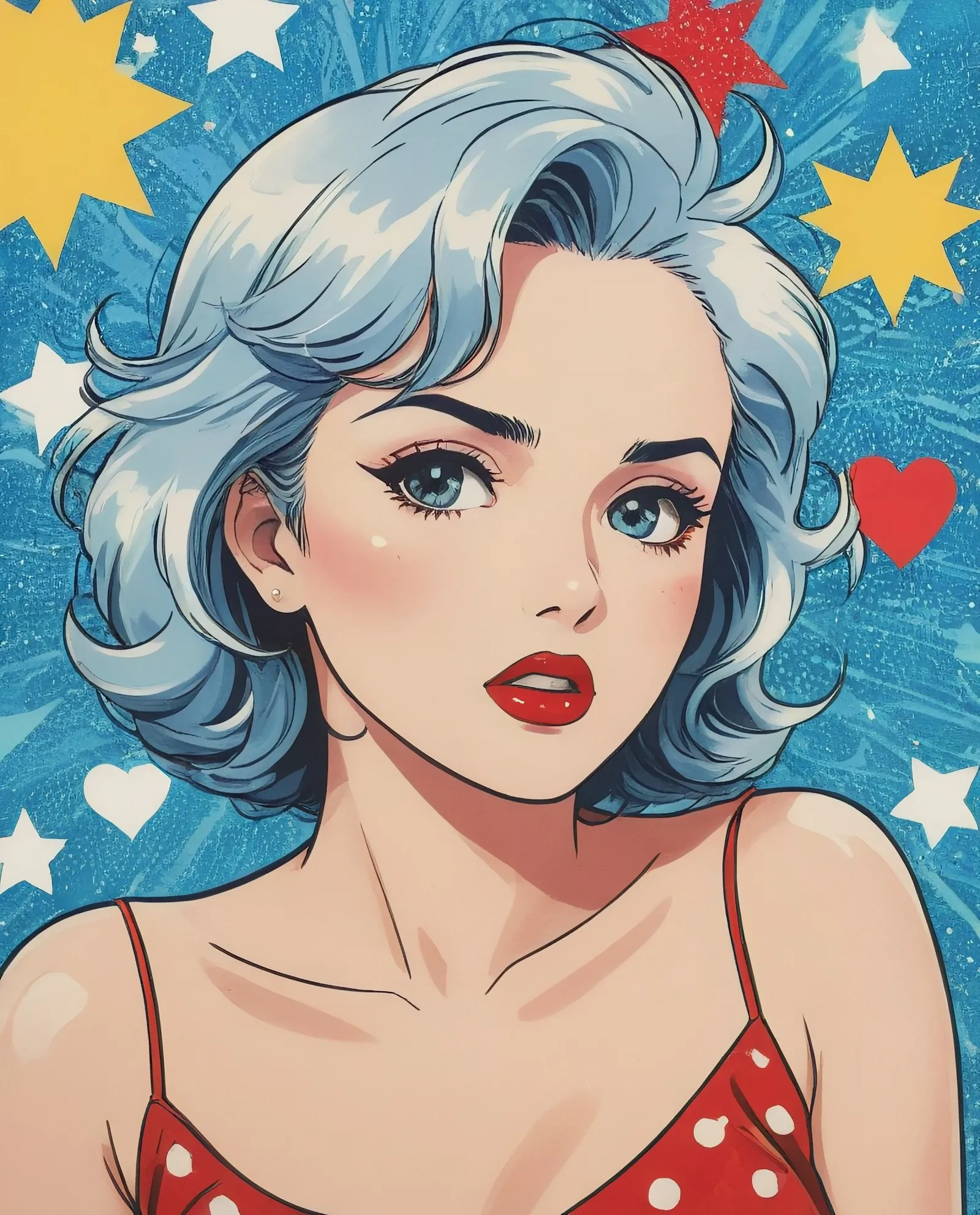 A bold digital artwork titled It - Free AI Photo Generator - starryai