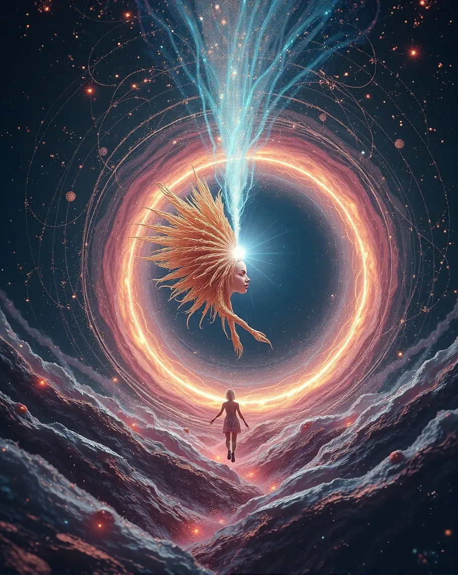 Black Hole Realm - Free AI Photo Generator - starryai