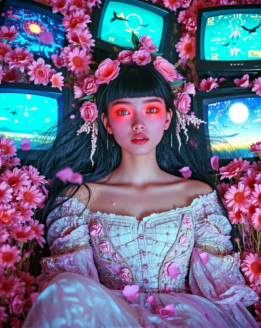 A dreamy fantasy portrait a girl - Free AI Photo Generator - starryai