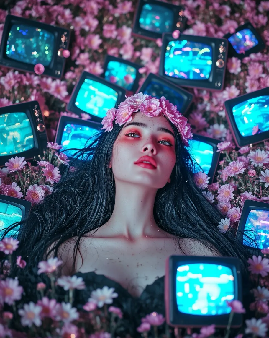 A dreamy fantasy portrait a girl - Free AI Photo Generator - starryai