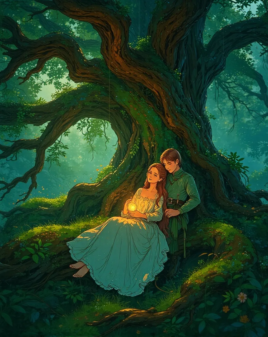 Resting Elf Forest Guardians — Elf fae lovers - Free AI Photo Generator - starryai