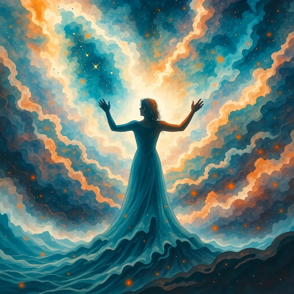 Vast cosmic nebula swirling vivid - Free AI Photo Generator - starryai