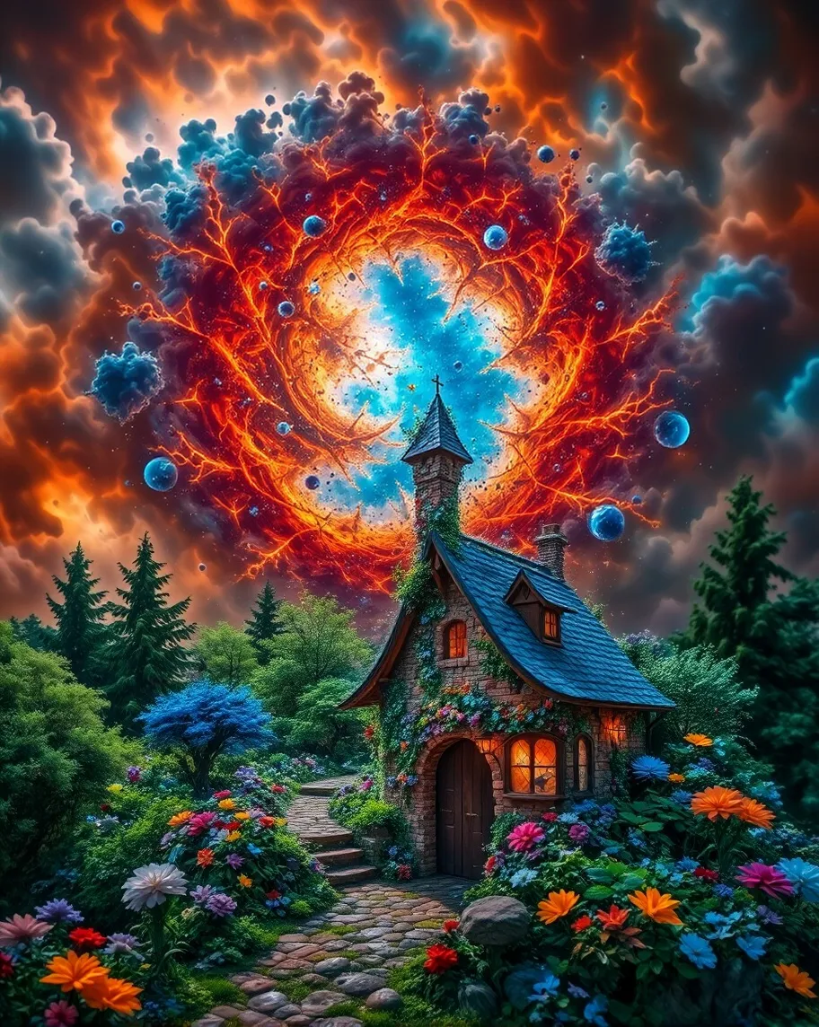 A beautiful nebulous cosmic swirl - Free AI Photo Generator - starryai