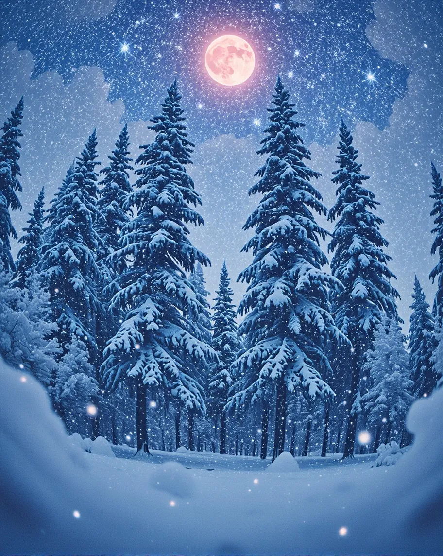 A magnificent winter wonderland. - Free AI Photo Generator - starryai