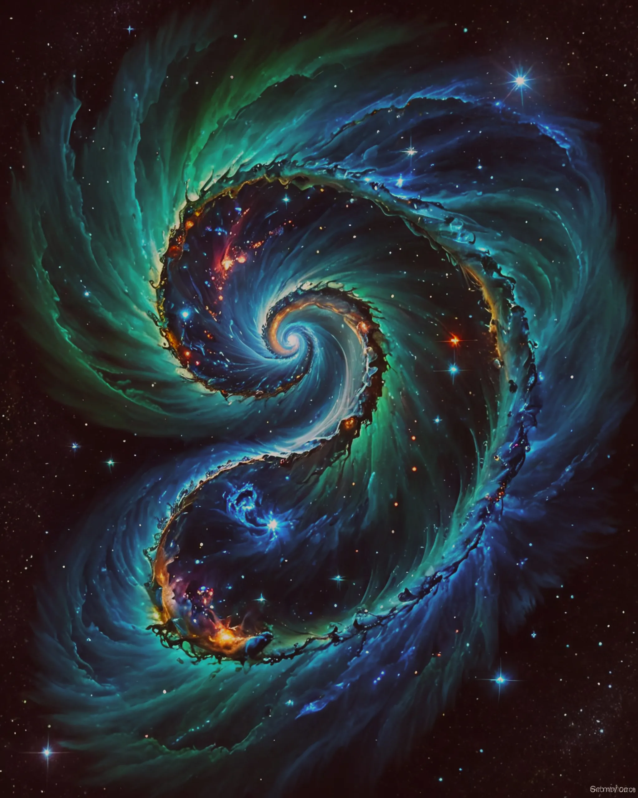 Create a stunning digital art a - Free AI Photo Generator - starryai