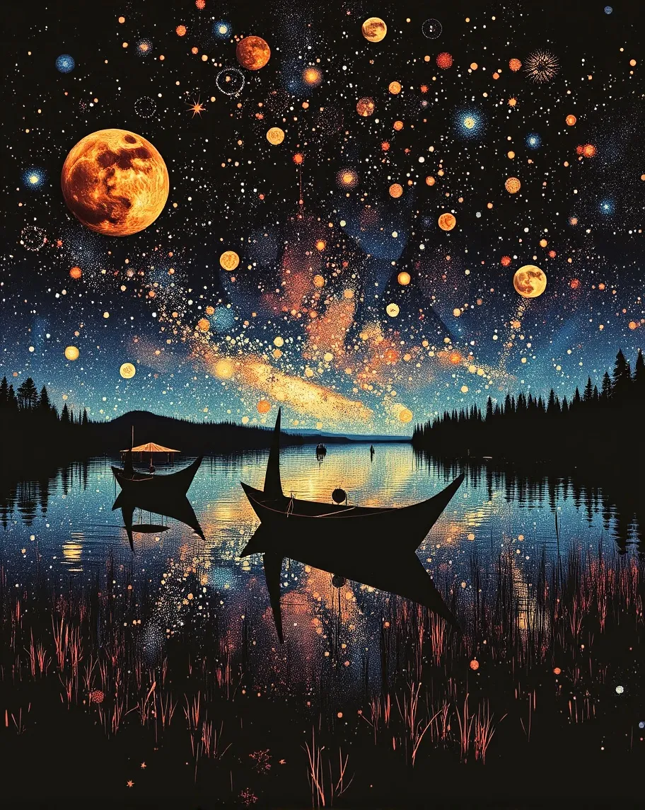 starry starry night - Free AI Photo Generator - starryai