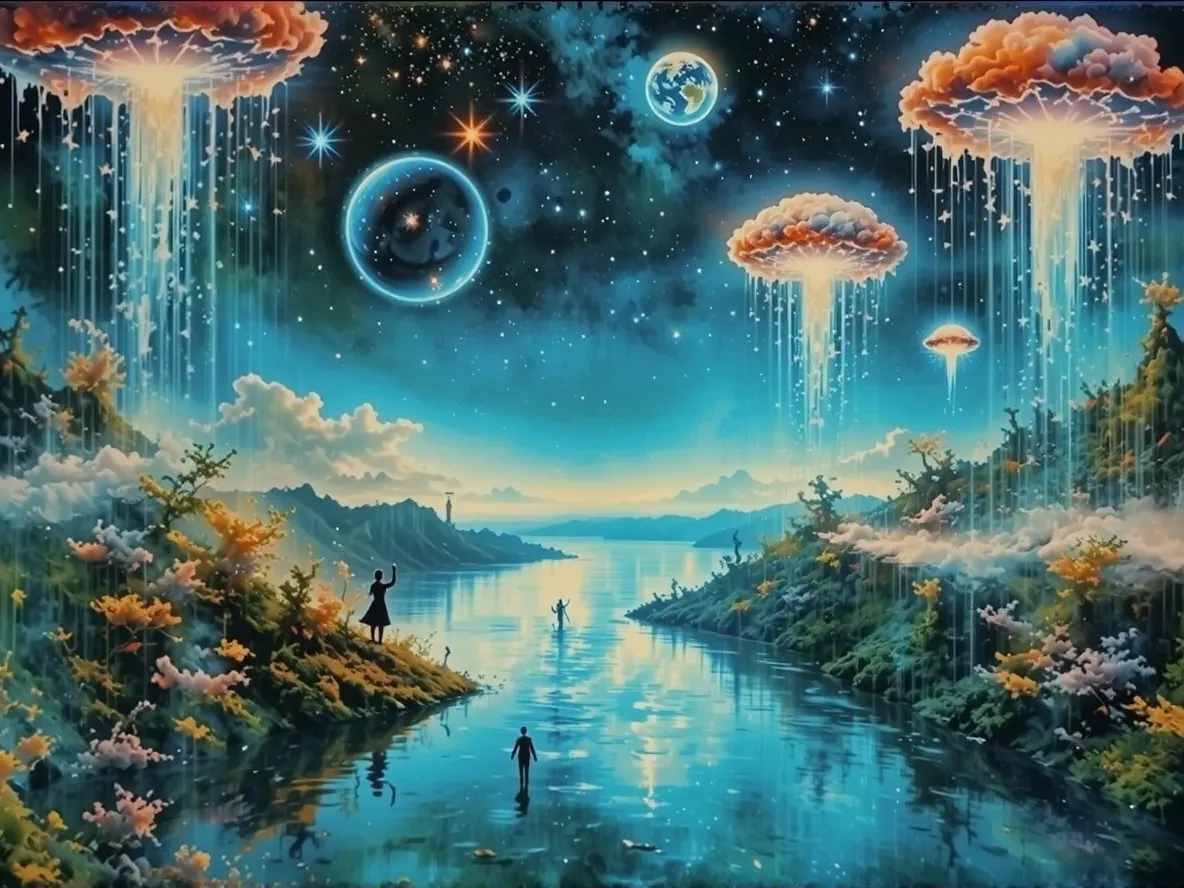 celestial architecture - Free AI Photo Generator - starryai