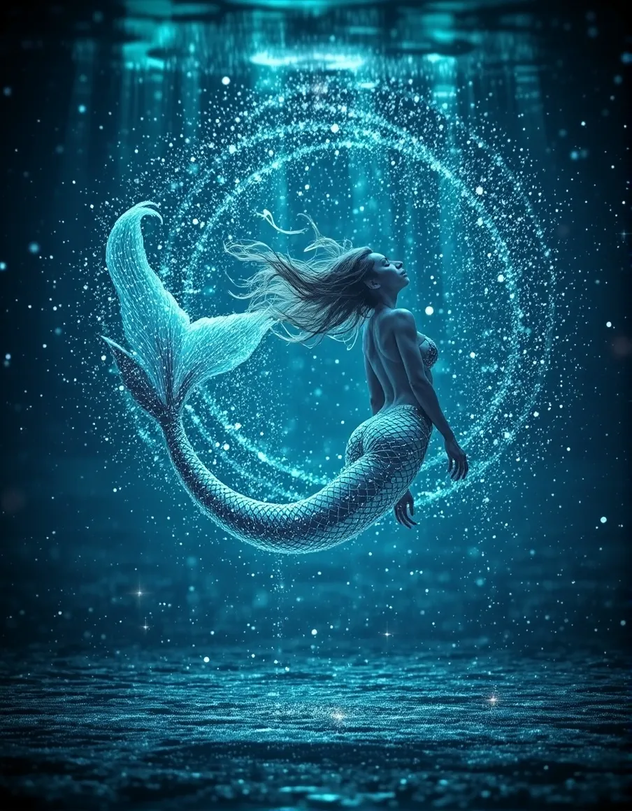 hyperrealistic underwater a full - Free AI Photo Generator - starryai