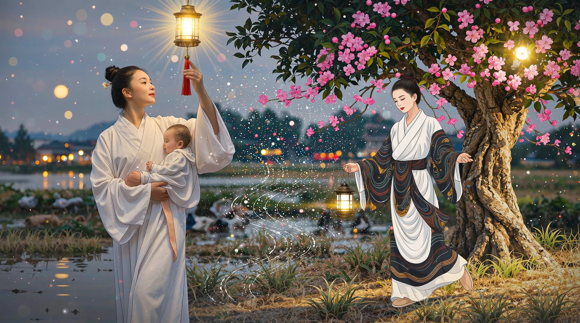 A powerful grieving mother her - Free AI Photo Generator - starryai
