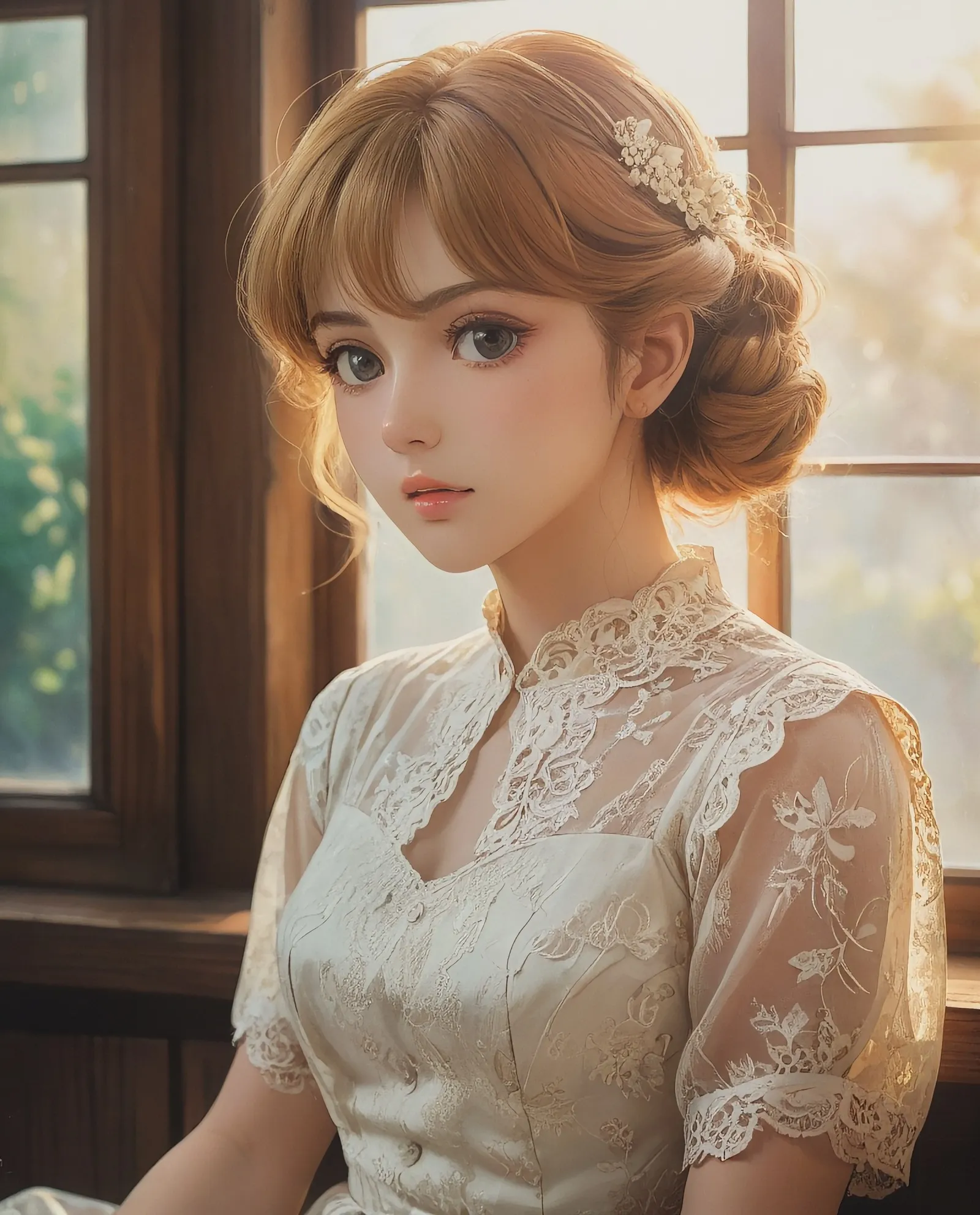 A cinematic portrait a young near - Free AI Photo Generator - starryai