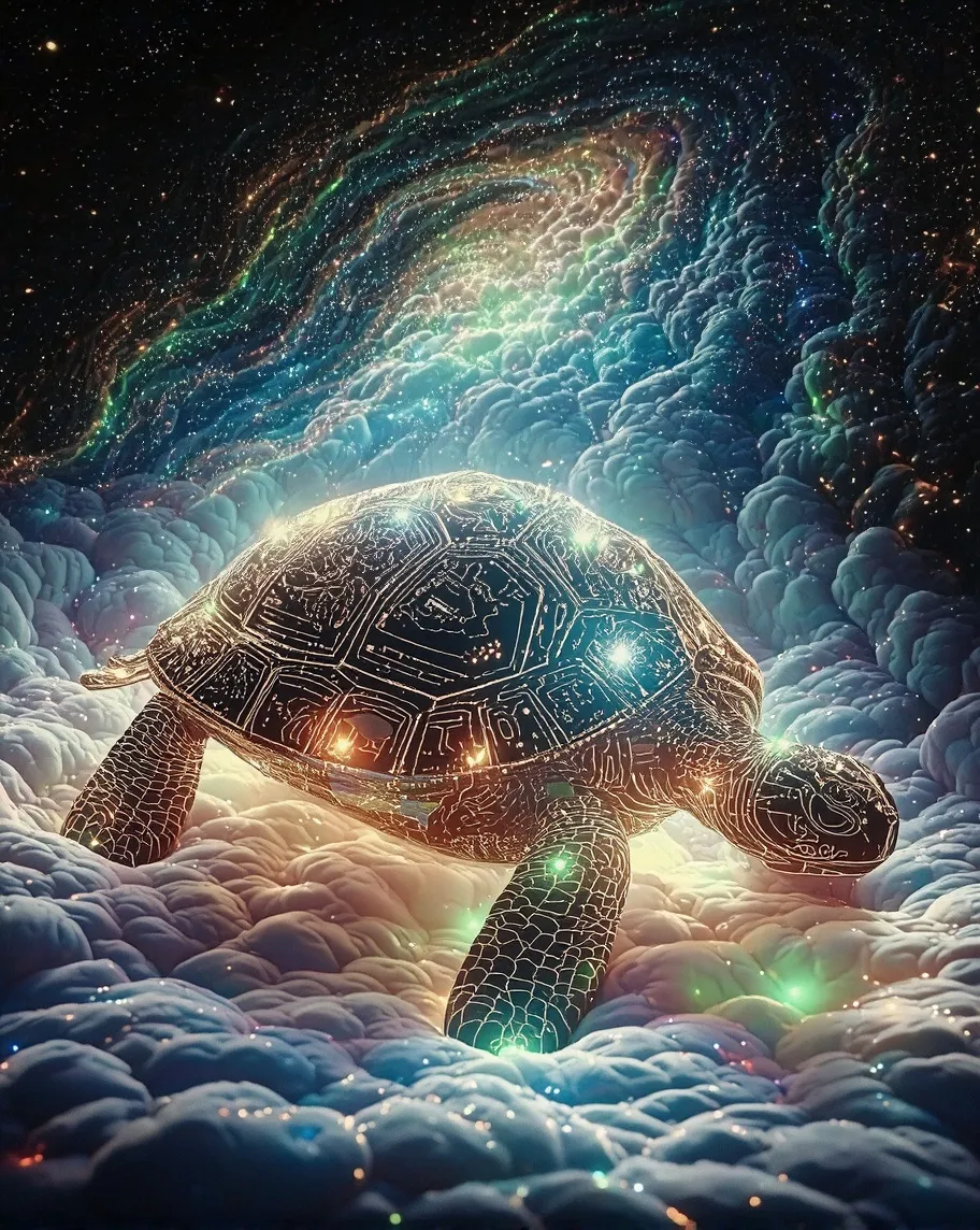 Celestial turtle - Free AI Photo Generator - starryai