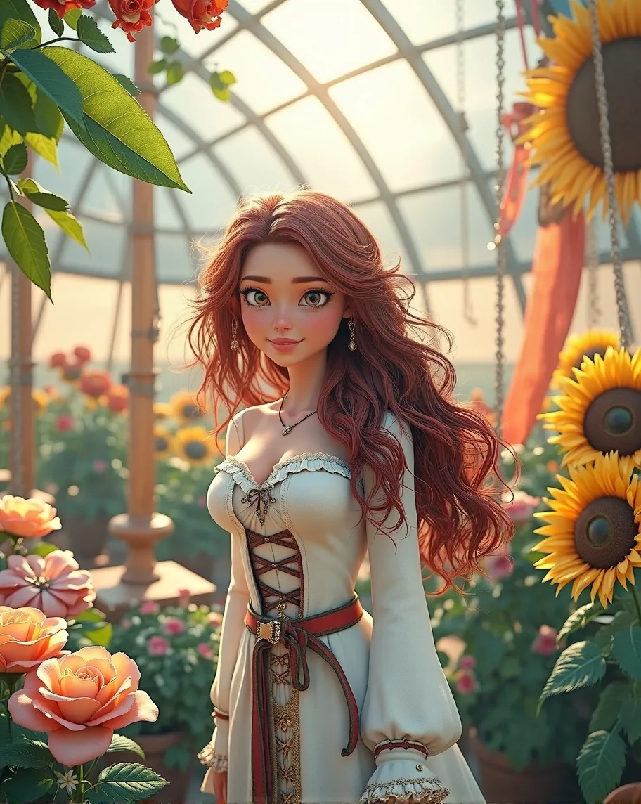 Digital painting, a smiling young - Free AI Photo Generator - starryai