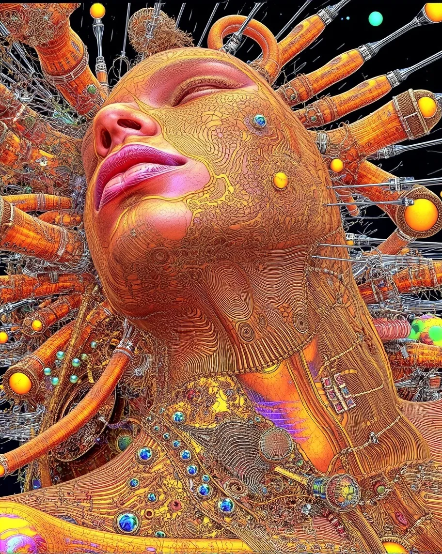 Bright bold colorful uhd digital - Free AI Photo Generator - starryai