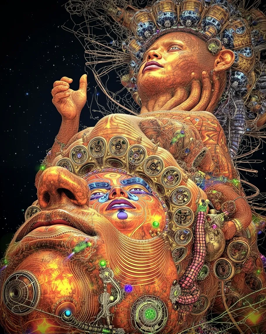 A surreal glowingly beautiful a - - Free AI Photo Generator - starryai