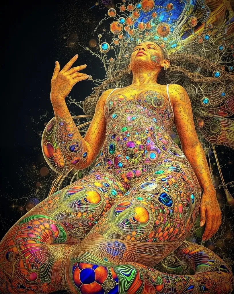 A surreal glowingly beautiful a - - Free AI Photo Generator - starryai