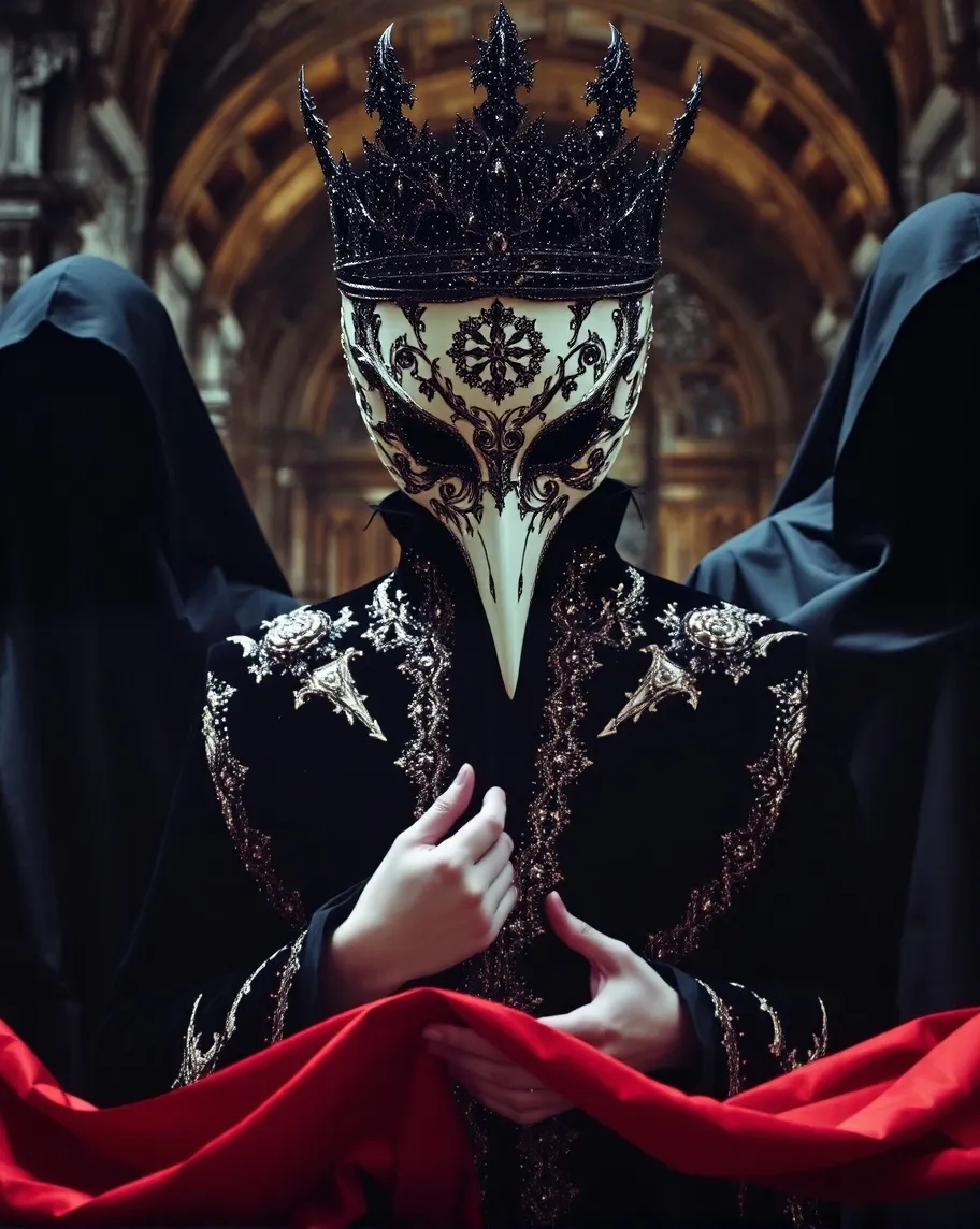 A mysterious Gothic figure - Free AI Photo Generator - starryai