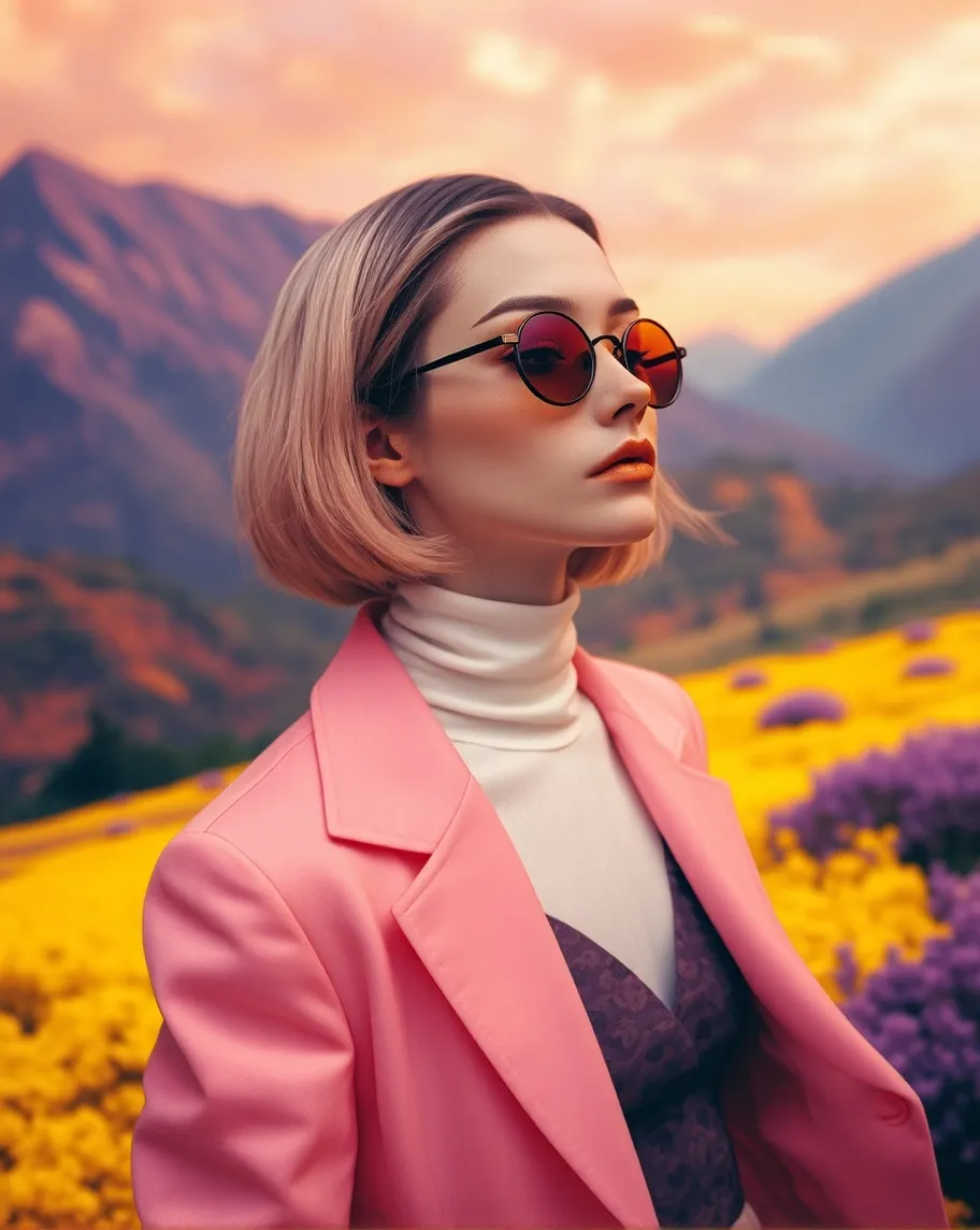 Surreal portrait a young woman - Free AI Photo Generator - starryai