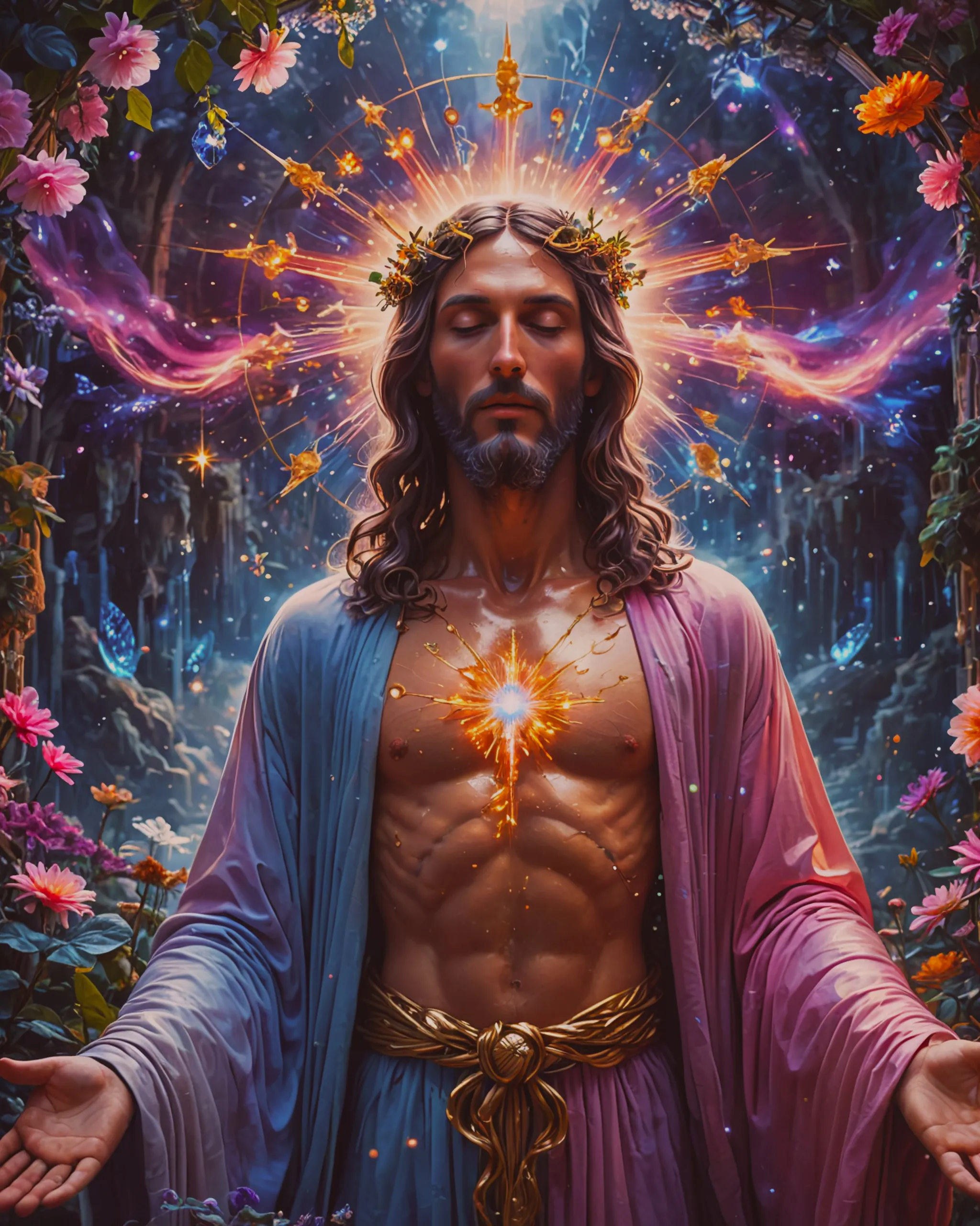 Create image a Jesus Christ whose - Free AI Photo Generator - starryai