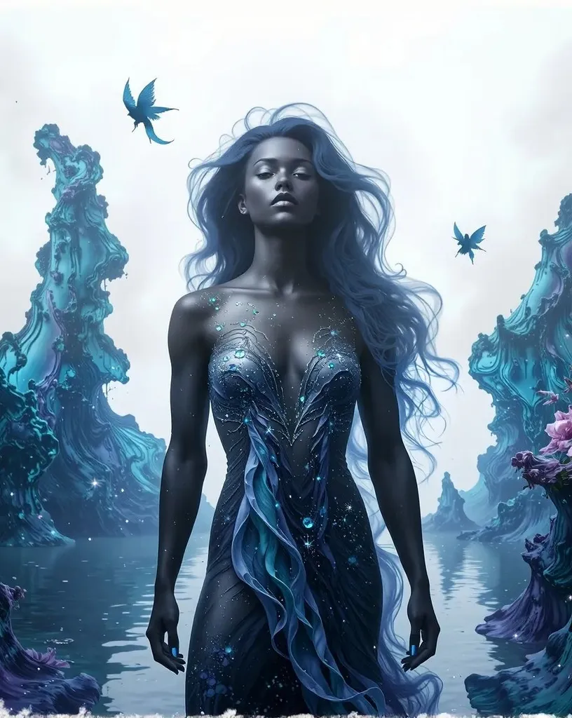 mystical realm "Elysium's Abyss", - Free AI Photo Generator - starryai