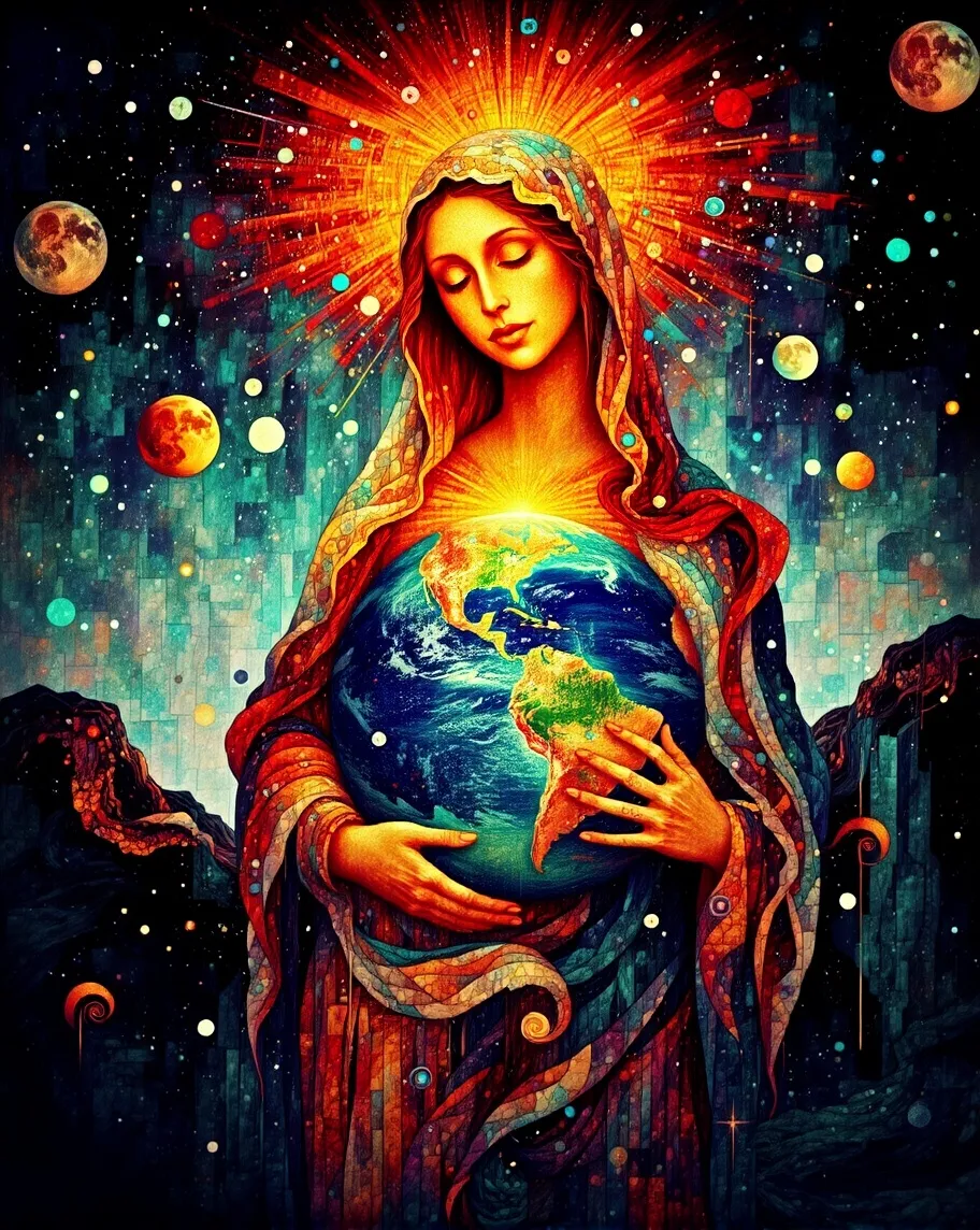 A captivating portrait a pregnant - Free AI Photo Generator - starryai