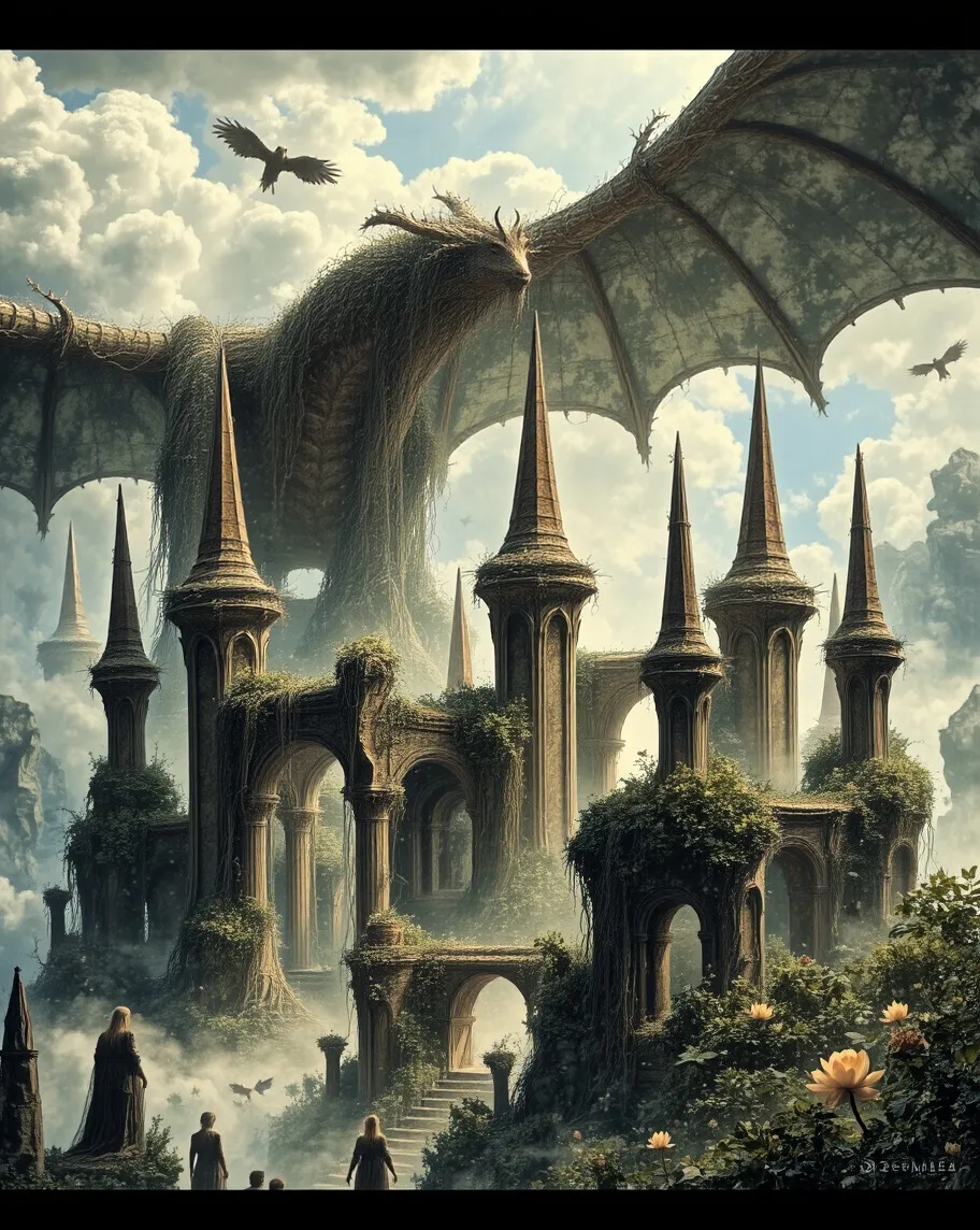 mystical realm Aethoria, a domain - Free AI Photo Generator - starryai