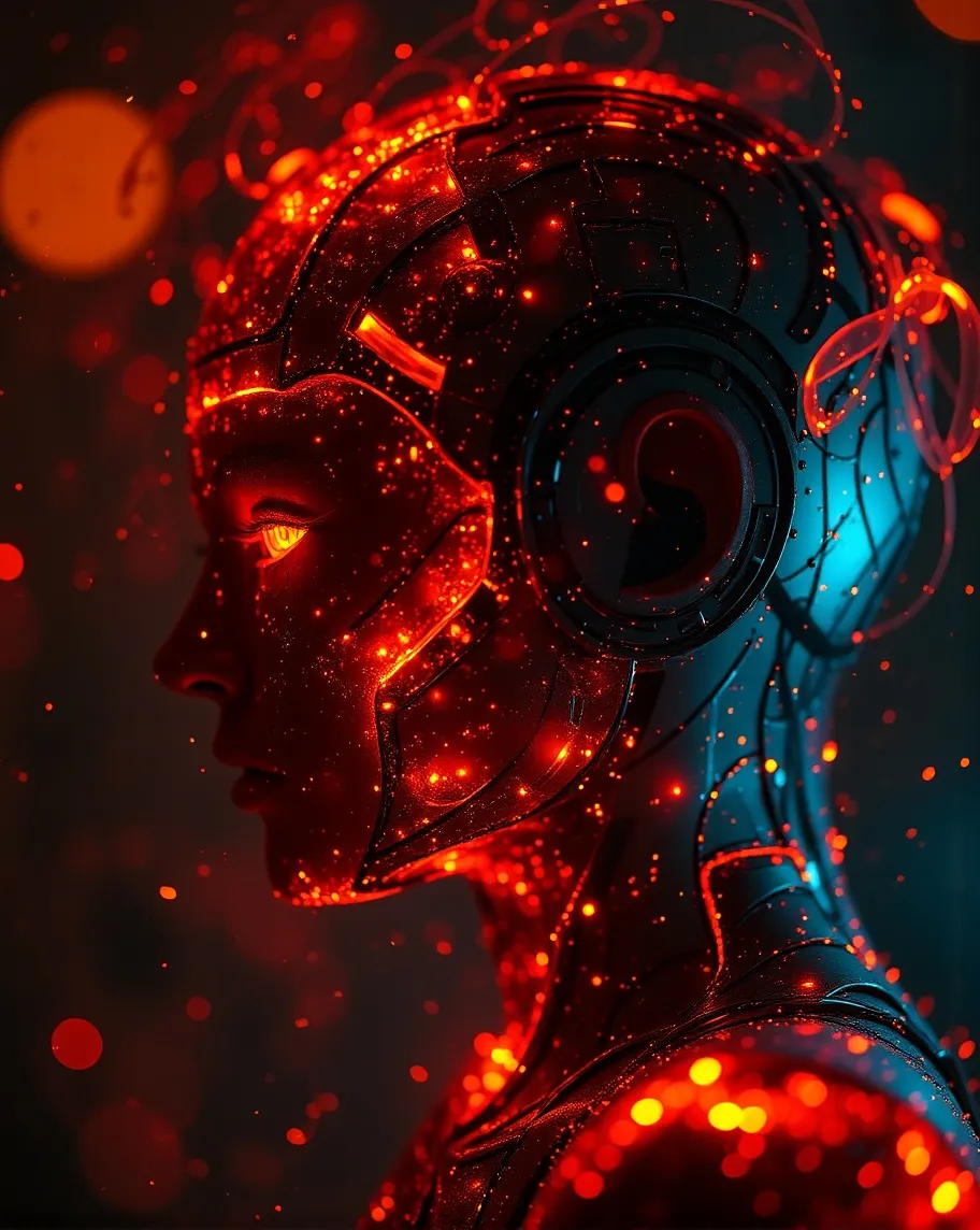 digital painting a human composed - Free AI Photo Generator - starryai