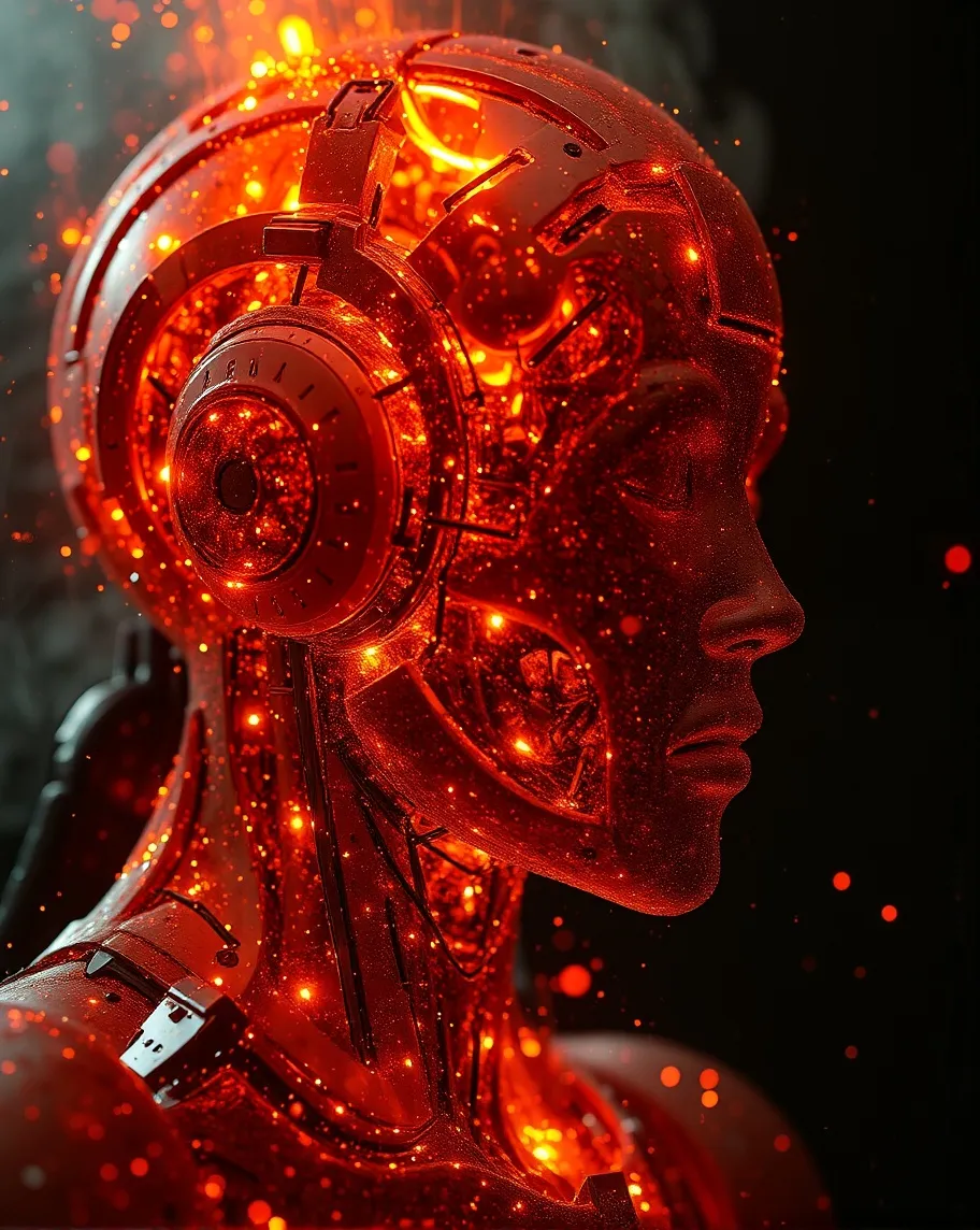 digital painting a human composed - Free AI Photo Generator - starryai