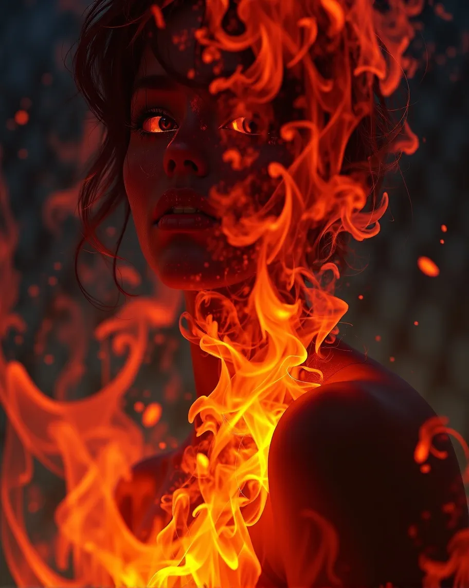 digital painting a human composed - Free AI Photo Generator - starryai