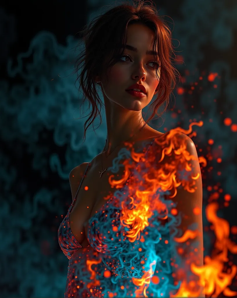digital painting a human composed - Free AI Photo Generator - starryai