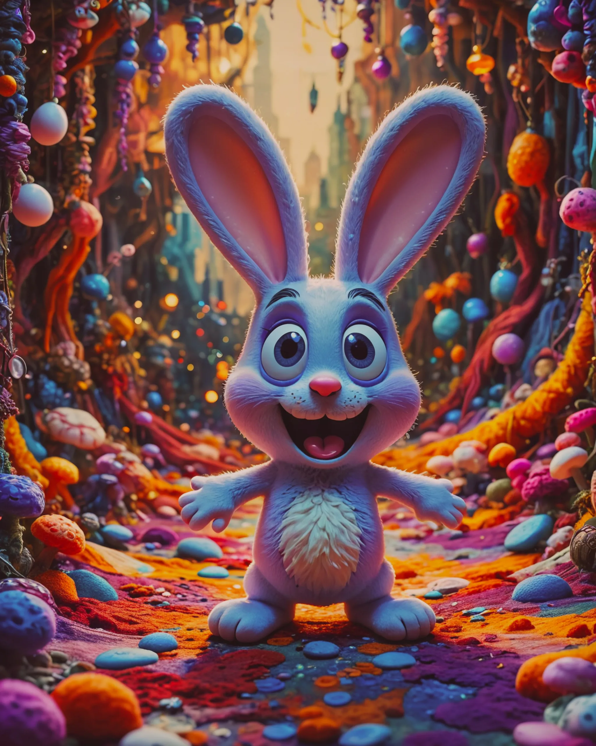 a world vibrant, whimsical a joy - Free AI Photo Generator - starryai