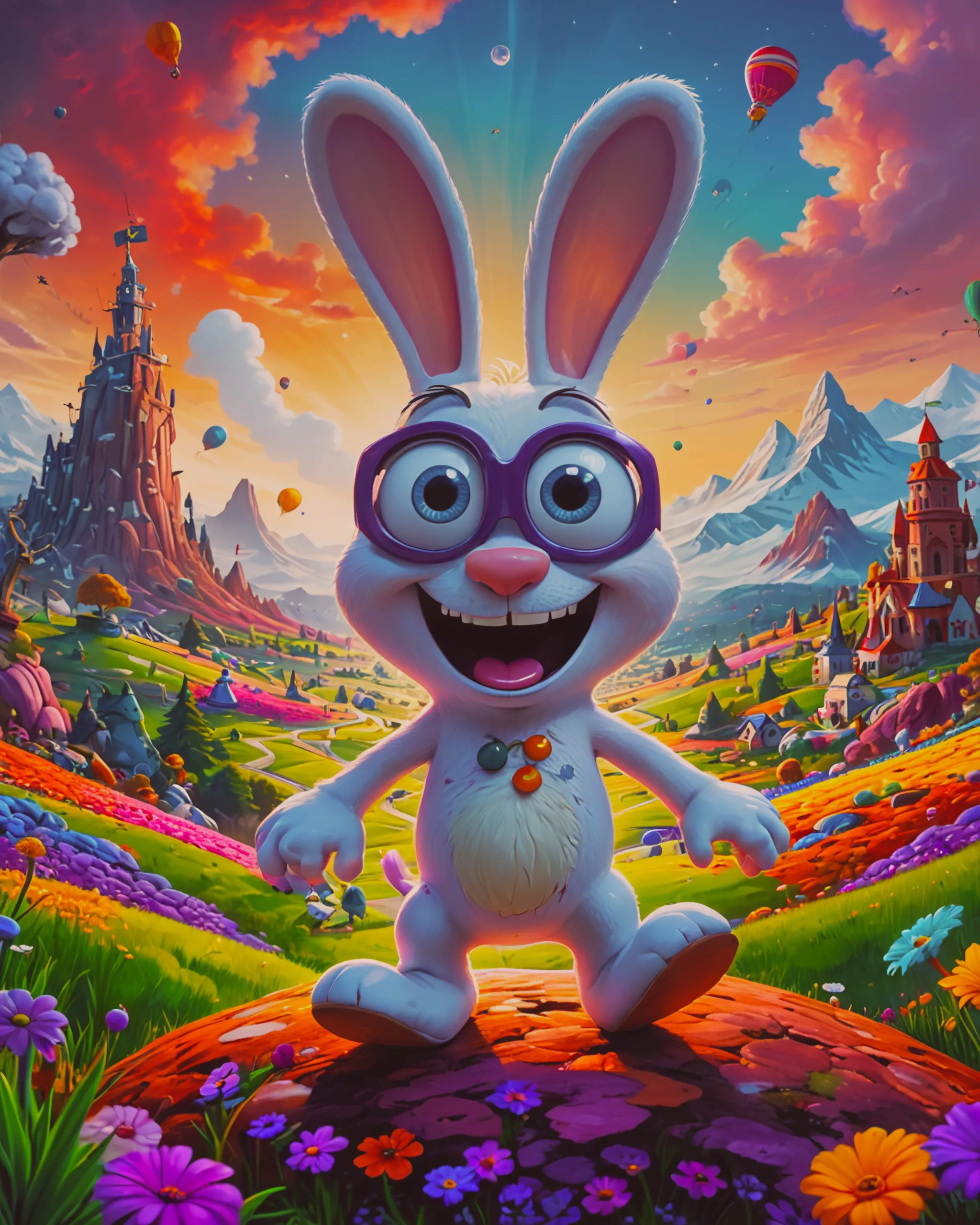 a world vibrant, whimsical a joy - Free AI Photo Generator - starryai
