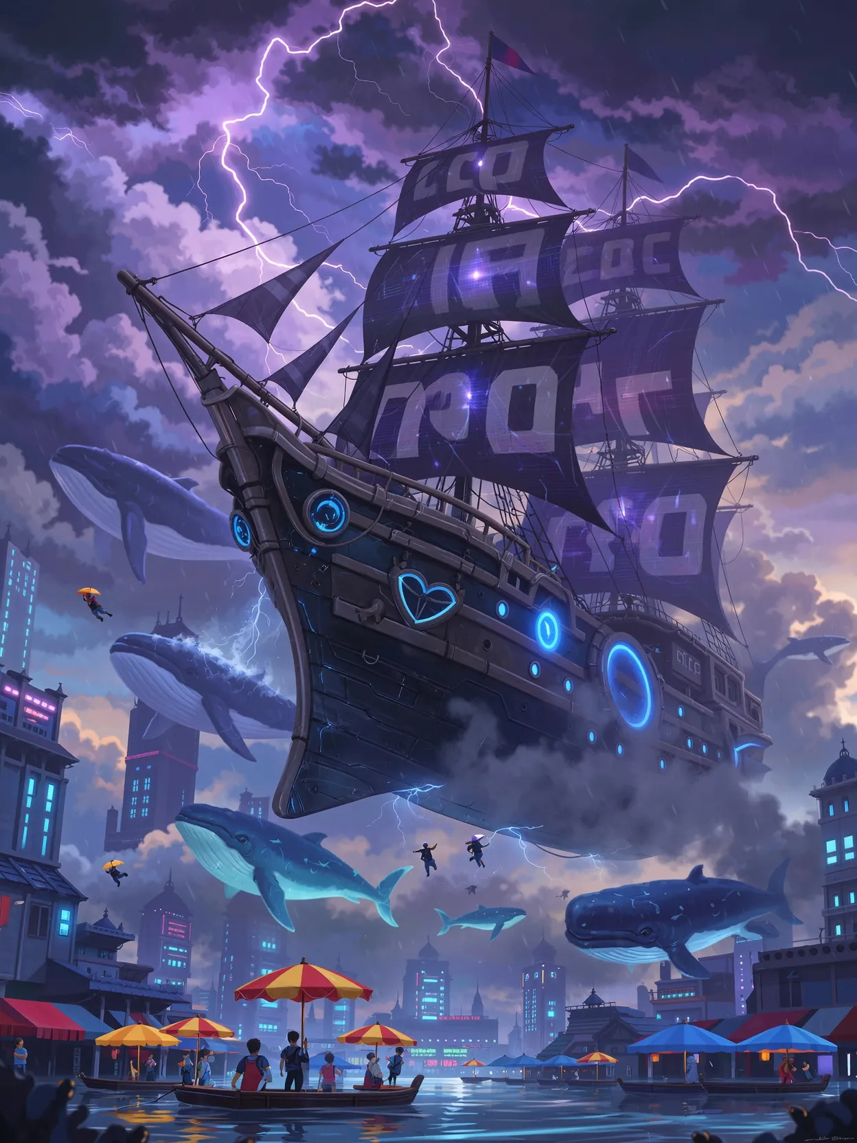 Epic surreal scene a giant shaped - Free AI Photo Generator - starryai