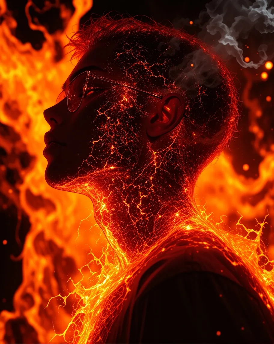 digital painting a human composed - Free AI Photo Generator - starryai