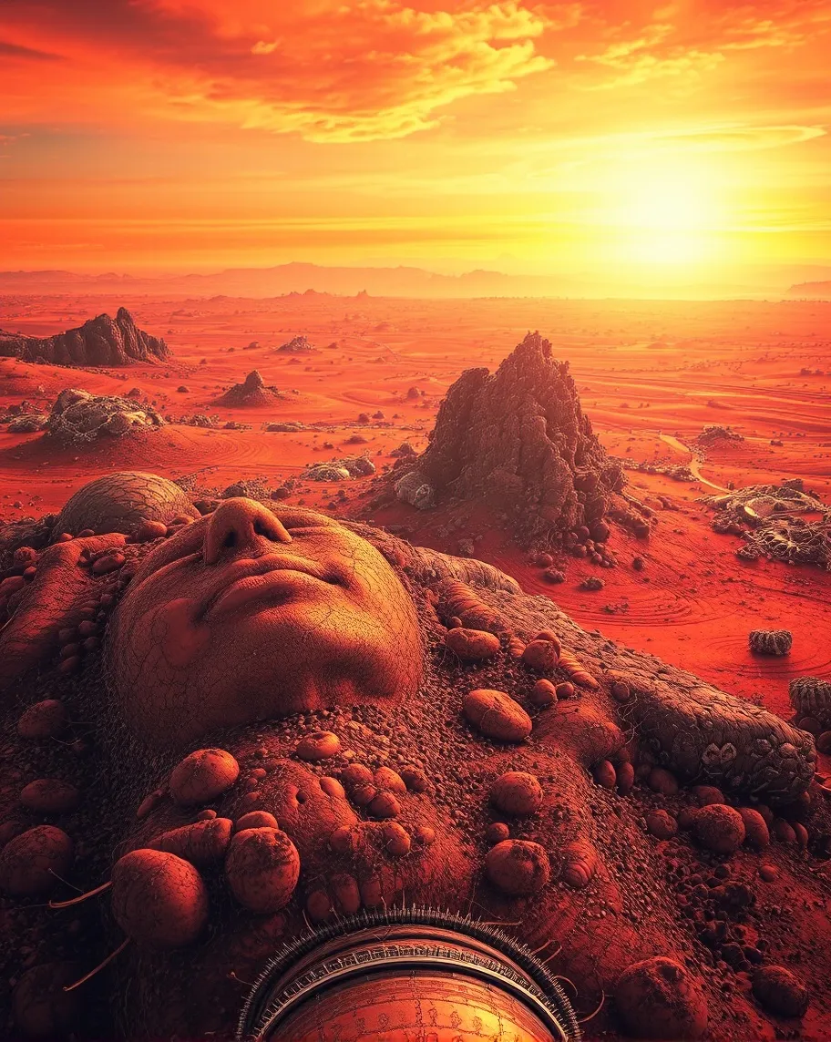 A breathtaking surreal panoramic - Free AI Photo Generator - starryai